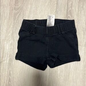 Girls Black Shorts